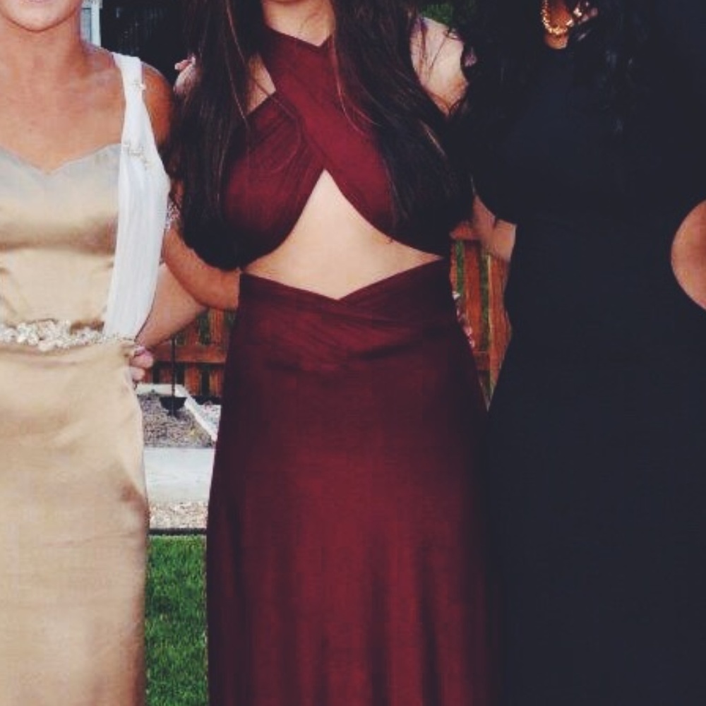 Lulu's Wine Red Dress